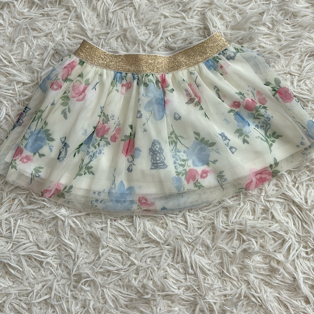 Disneys Beauty and the Beast Skort - size 2T